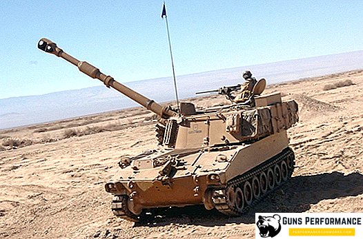 Installazione artiglieria semovente di ACS M109 "Palladin": uso e modifiche militari