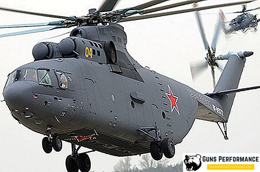 هليكوبتر طراز Mi-26: خصائص التاريخ والأداء