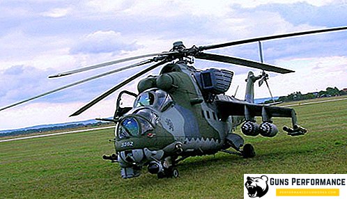 Mi-35 - arvoinen edustaja venäläisten hyökkäys helikoptereiden