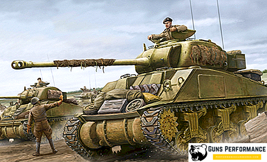Tangki menengah Amerika utama M4 "Sherman"