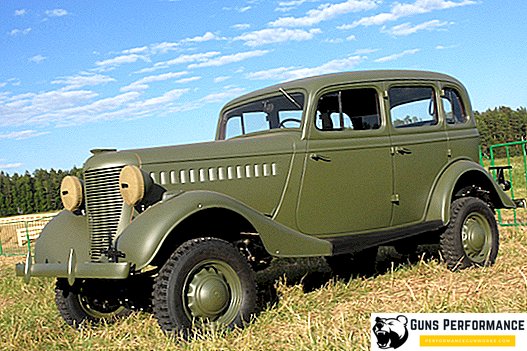 The complex of Soviet off-road vehicles GAZ-61
