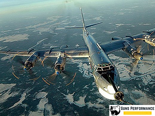 Airplane TU-95 Bear Uzak Doğu'da düştü