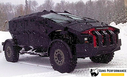 Panseret bil "Punisher": En detaljert gjennomgang av det russiske monsteret