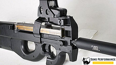 Belçika hafif makineli tüfek FN P90: temel teknik özelliklere genel bakış