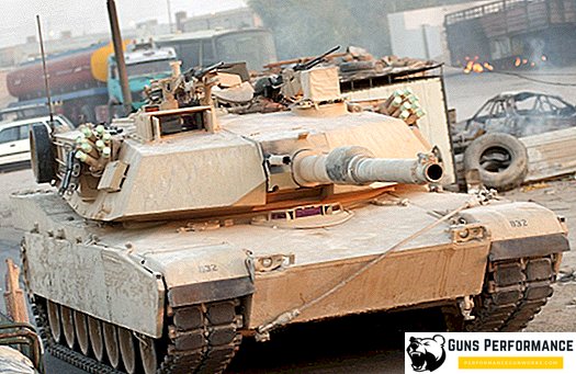 American tank M1A1 Abrams: beskrivelse og mth