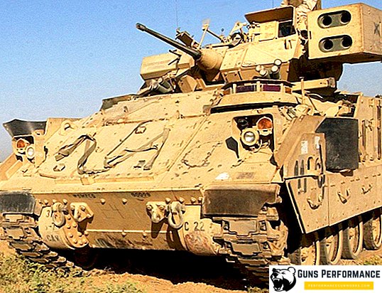 Kendaraan pertarungan infantri US Md Bradley yang berat, kegunaan pertempuran dan perihalan