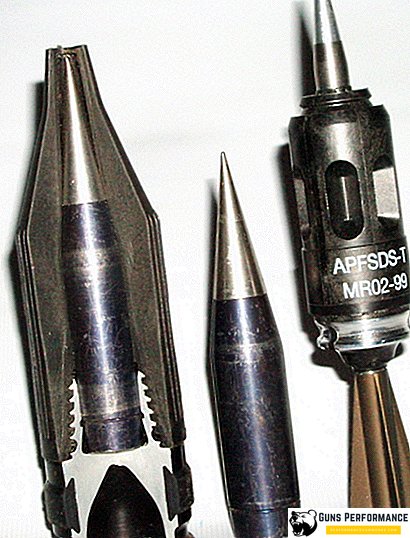 Sub-caliber ammunition: projectiles and bullets, principle of operation, description and history