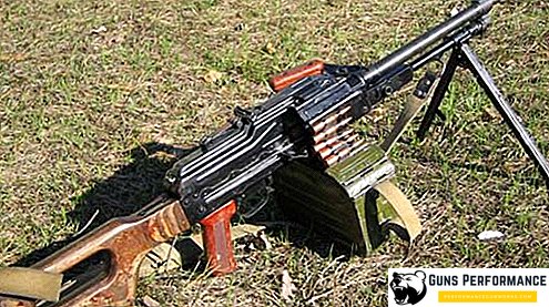 Kalashnikov RPK en PKM machinegeweren: apparaat en TTX