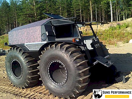 रूसी पहिएदार इलाक़े का वाहन "शेरप": विवरण और विनिर्देश