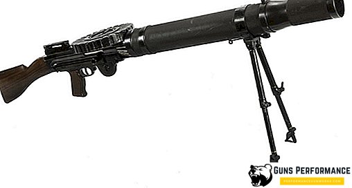 Lewis light machine gun (Lewis): sejarah penciptaan dan karakteristik